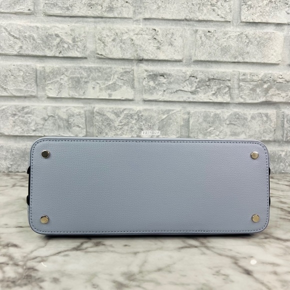 Kate Spade Darcy Colorblock Small Satchel Crossbody In Pale Hydra Blue - Picture 6 of 11